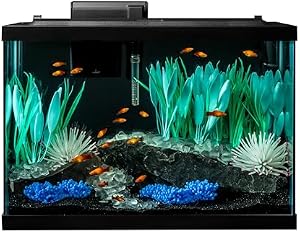 Tetra ColorFusion Aquarium 20 Gallon Fish Tank Kit, Includes LED Lighting and Decor