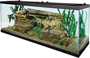 Tetra Complete LED Aquarium Kit for Fish, 55 Gallons, Includes White LED Lights, Filter, He